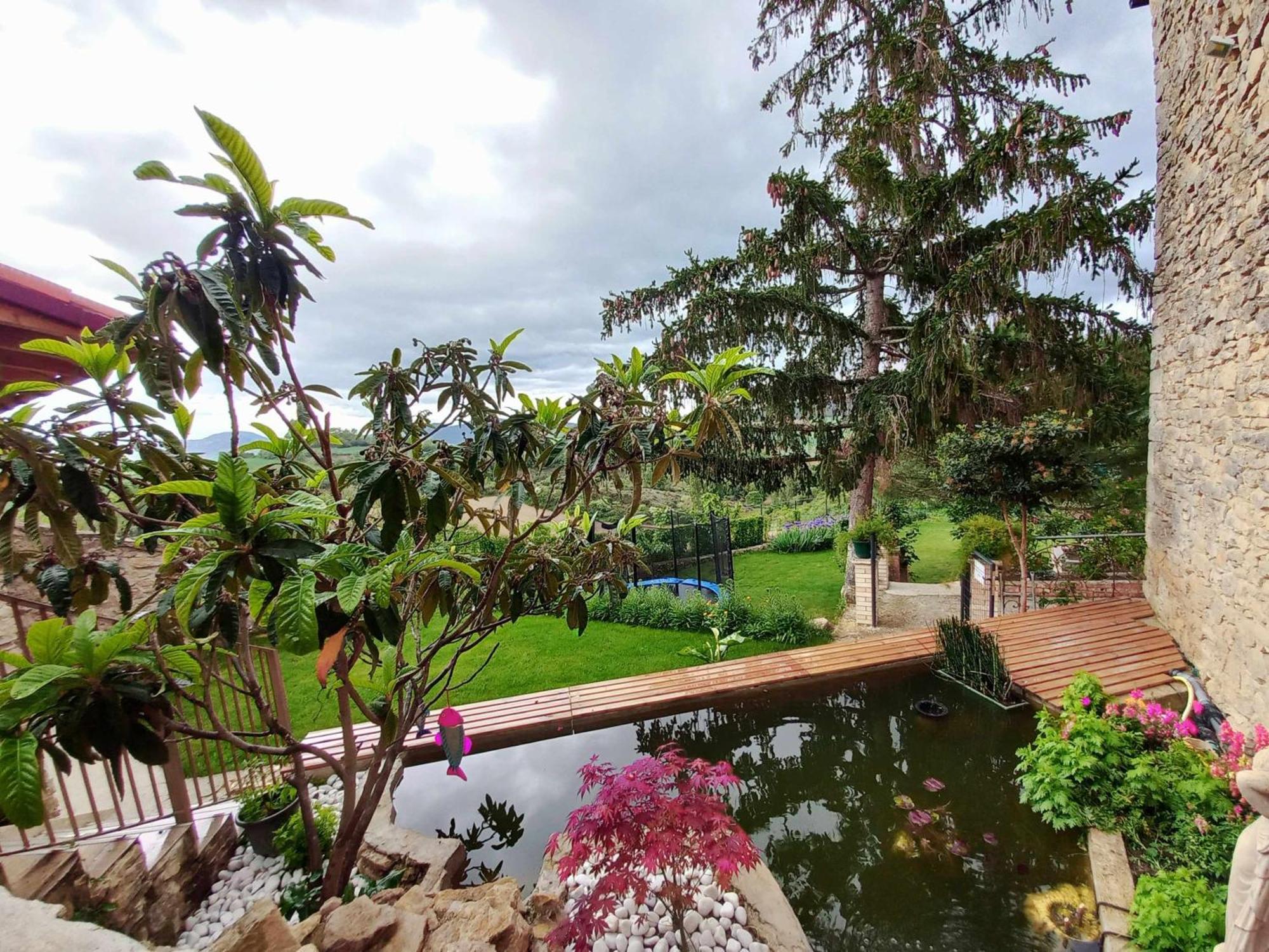 Casa Albaitar Con Piscina Y Sala De Juegos Azcona Zewnętrze zdjęcie